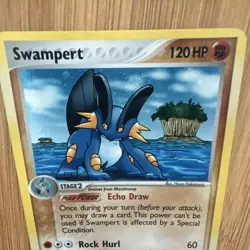 Deck Exclusive Holo Rare Swampert Crystal Guardians 27/100. No Stamp. - Image 4