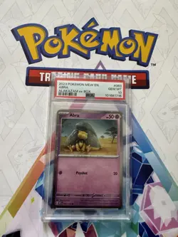 Pokemon TCG 2023 Pokemon Promos Abra 063/165 Cosmos Holo Promo PSA 10 EN - Image 1