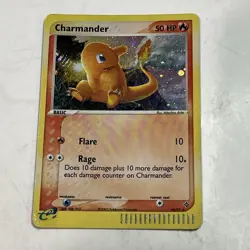 Charmander Holo Secret Rare 98/97 EX Dragon Pokemon English Heavily Played - Image 1