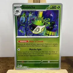 Sinistcha 006/084 - Reverse Holo - Pokemon TCG: Pitch Black - English NM - Image 1