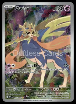Zacian 100/094 Illustration Rare Phantasmal Flames Pokemon Holo NM/M - Image 1