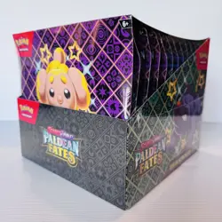 Pokemon Paldean Fates Tech Sticker Collection Sealed Display Case Fresh - Image 1