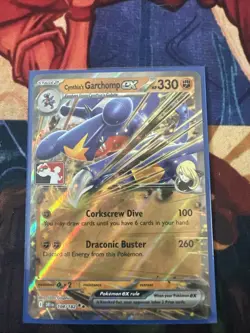 Pokemon TCG - Cynthia's Garchomp ex 104/182 Play Stamped Prize Pack Series 8 - Image 1