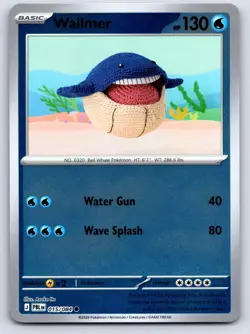 Wailmer 015/084 Pokemon Pitch Black Reverse Holo NM/LP - Image 1