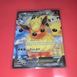 Pokemon Flareon EX Full Art Holo RC28/RC32 Generations Radiant Collection 170HP - Image 1