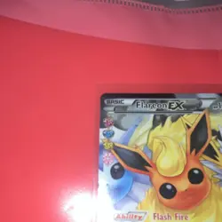 Pokemon Flareon EX Full Art Holo RC28/RC32 Generations Radiant Collection 170HP - Image 3