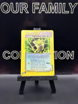 Pokemon | Lightning Cube 01 127/147 | Aquapolis | Reverse Holo Rare 2002 - Image 1