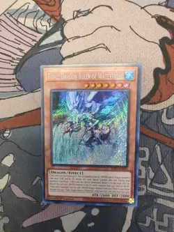 Yu-Gi-Oh! Tidal, Dragon Ruler of Waterfalls RA03-EN009 Secret Rare NM - Image 1