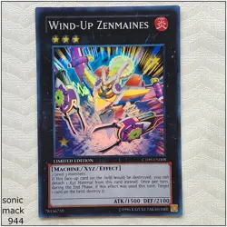 Wind-Up Zenmaines - CT09-EN008 - Super Rare Limited Edition Yugioh - Image 1