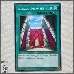Valhalla, Hall of the Fallen - BP03-EN154 - 1st Edition Yugioh - Image 1