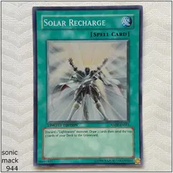 Solar Recharge - ANPR-ENSE1 - Super Rare Limited Edition Yugioh - Image 1