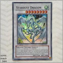 Stardust Dragon DP08-EN014 - Super Rare 1st Edition Yugioh - Image 1