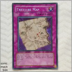 Treasure Map - DPK-ENSE2 - Secret Rare Limited Edition Yugioh - Image 1