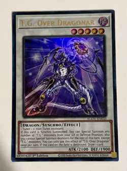 x1 T.G. Over Dragonar - AGOV-EN035 - Ultra Rare - 1st Edition Yu-Gi-Oh! NM - Image 1