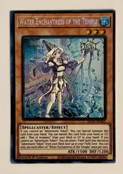 Yugioh Water Enchantress of the Temple MP23-EN265 Secret Rare 1st Ed NM - Image 1
