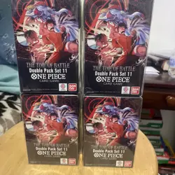 Lot Of 4 One Piece OP-16 The Time Of Battle Double Pack Set Vol 11 - Image 2