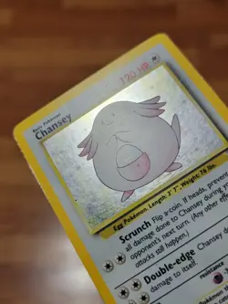 Chansey 3/102 - Holo Rare - Base Set Pokemon Card PL! - Image 3