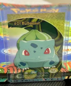 2000 TOPPS Pokemon #01 Bulbasaur PC2 TV Animation CLEAR see-through card - Image 3