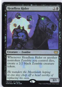 Headless Rider 118 Rare Prerelease Cards Magic: The Gathering Near Mint - Image 1