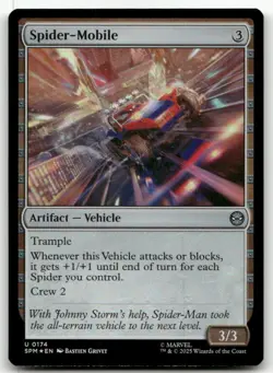 Spider-Mobile #174 (Foil) (NM) Spider-Man SPM Magic MTG - Image 1