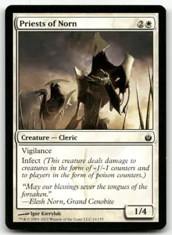 Priests of Norn #16 (LP) Mirrodin Besieged MBS Magic MTG - Image 1