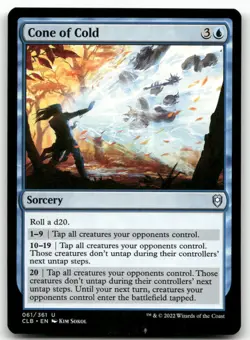 Cone of Cold #61 (NM) Baldur's Gate CLB Magic MTG - Image 1