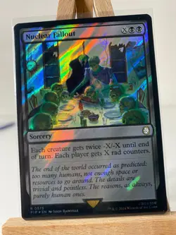 MTG NM Nuclear Fallout - [Universes Beyond: Fallout] [Surge Foil] - Image 1