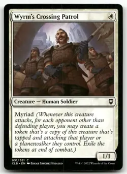 Wyrm's Crossing Patrol #51 (NM) Baldur's Gate CLB Magic MTG - Image 1