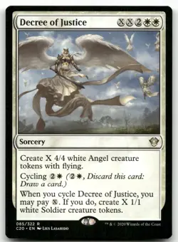 Decree of Justice #85 (NM) Commander 2020 C20 Magic MTG - Image 1