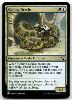 Coiling Oracle #147 (NM) Dominaria United DMC Magic MTG - Image 1