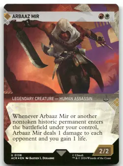 Arbaaz Mir (Showcase) #138 (Foil) (NM) Assassin's Creed ACR Magic MTG - Image 1