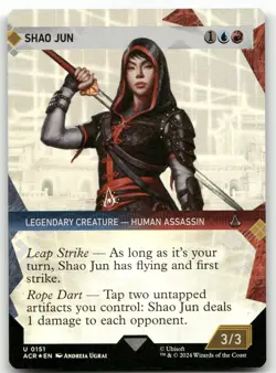 Shao Jun (Showcase) #151 (Foil) (NM) Assassin's Creed ACR Magic MTG - Image 1