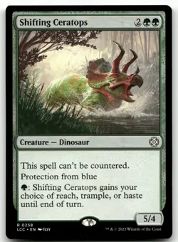 Shifting Ceratops #258 (NM) Lost Caverns of Ixalan LCC Magic MTG - Image 1