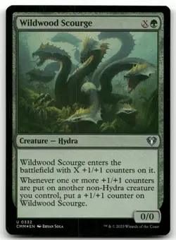 Wildwood Scourge #332 (Foil) (NM) Commander Masters CMM Magic MTG - Image 1