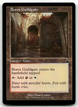 Boros Guildgate (Retro Frame) #398 (NM) Ravnica Remastered RVR Magic MTG - Image 1