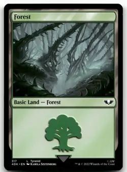 Forest (317) #317 (NM) Warhammer 40,000 40K Magic MTG - Image 1