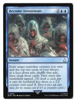 Become Anonymous #14 (NM) Assassin's Creed ACR Magic MTG - Image 1