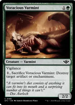 Voracious Varmint Non-Foil Outlaws of Thunder Junction 188 NM MTG - Image 1
