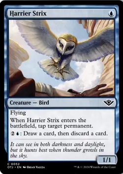 Harrier Strix Non-Foil Outlaws of Thunder Junction 52 NM MTG - Image 1