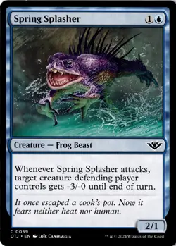Spring Splasher Non-Foil Outlaws of Thunder Junction 69 NM MTG - Image 1