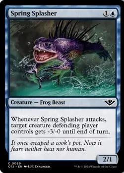 Spring Splasher Non-Foil Outlaws of Thunder Junction 69 NM MTG - Image 1