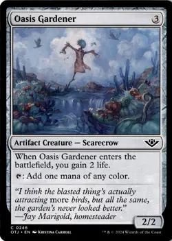 Oasis Gardener Non-Foil Outlaws of Thunder Junction 246 NM MTG - Image 1