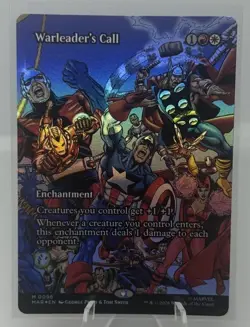 Warleader's Call (Borderless) #96 (Foil) NM Marvel Universe Eternal-Legal - Image 1