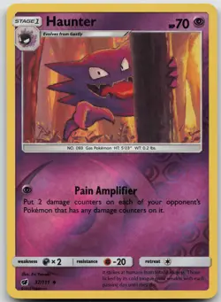 Haunter Uncommon Reverse Holo SM - Crimson Invasion 37/111 NM - Image 1