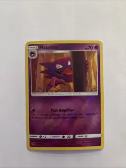 Haunter 37/111 SM - Crimson Invasion Uncommon NM Reverse Holo - Image 1