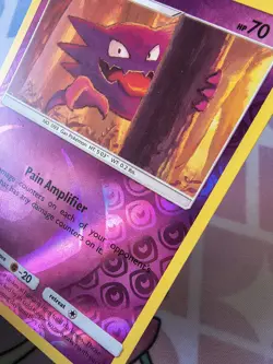 Pokemon Card TCG - Haunter - 37/111 - SM Crimson Invasion - Reverse Holo - Image 2