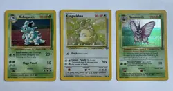 1999 Pokemon Jungle Holo Rare Lot WOTC Nidoqueen Kangaskhan Venomoth MP - Image 1