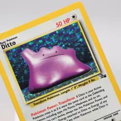 Pokemon TCG - Ditto 3/62 Fossil Holo Rare WOTC - EXC/NM - Image 1