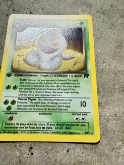 Pokemon Dark Arbok 2/82 1st Edition Holo Rare Team Rocket 2000 Vintage - Image 3