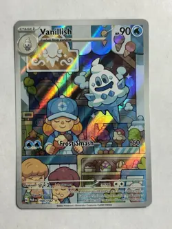 Pokemon TCG Vanillish Paradox Rift 190/182 Holo Illustration Rare Card - Image 1